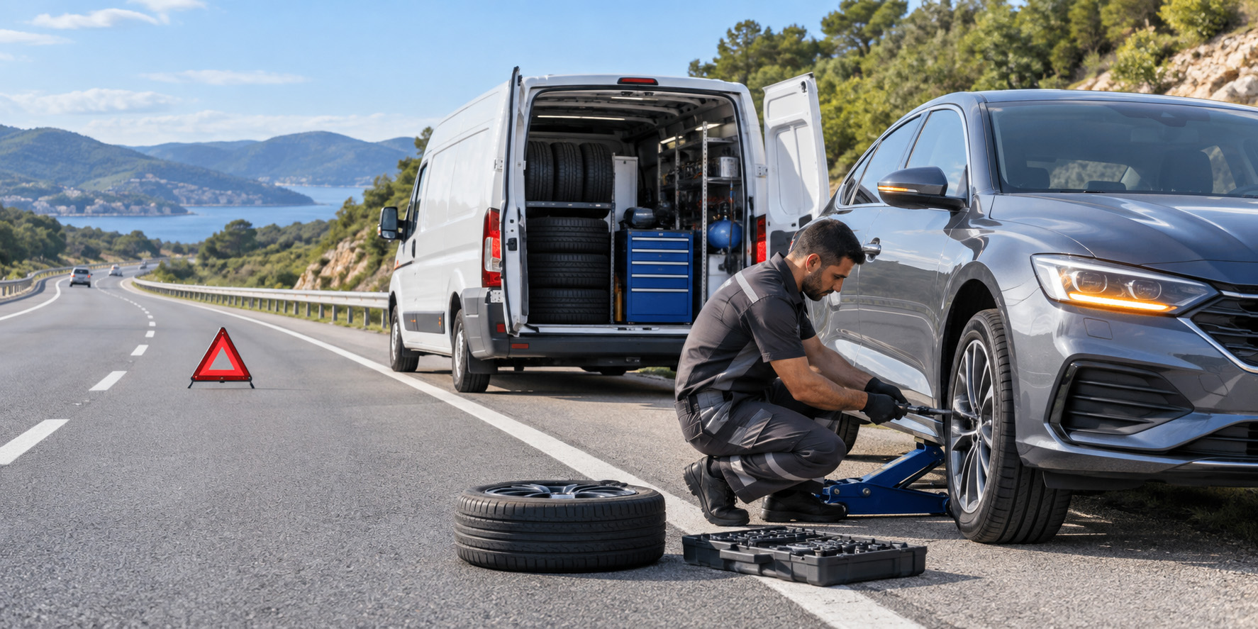 Mobil Lastik Yol Yardım — temsili görsel